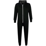 Kids Boys Girls Unisex Onesie Super Soft Fleece Hooded Zip Up Jumpsuit Loungewear Costume