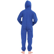 Kids Boys Girls Unisex Onesie Super Soft Fleece Hooded Zip Up Loungewear Costume