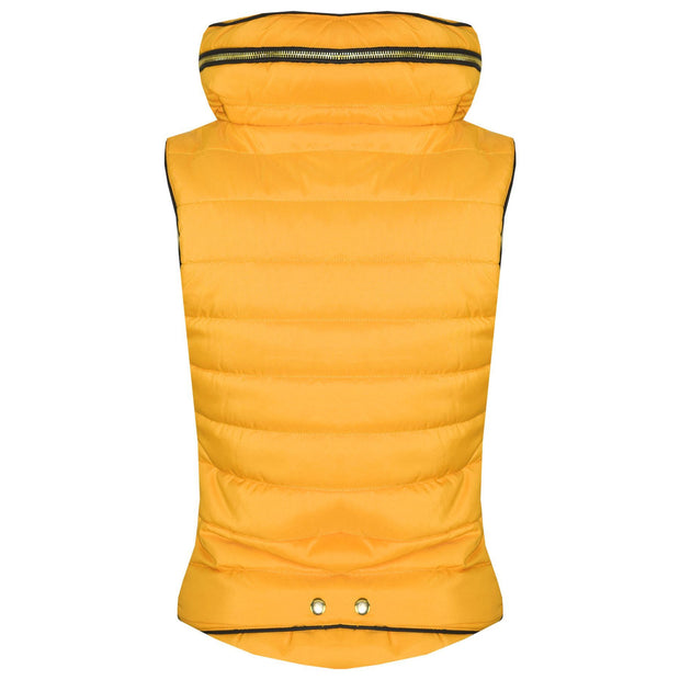 A2Z 4 Kids Kids Girls Boys Designer's Mustard Sleeveless Hooded Padded Quilted Puffer Bubble Gilet Bodywarmer Jackets New Age 5 6 7 8 9 10 11 12 13 Years