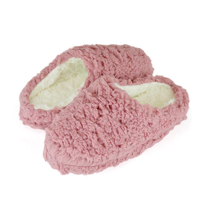 Women Slippers Winter Warm Teddy Fleece Upper Shoft Lining Non-Slip Mule Slipper