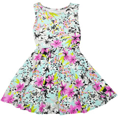 Kids Girls Crop Top Skirts Stylish Party Fashion Trendy Skater Dresses 7-13 Year