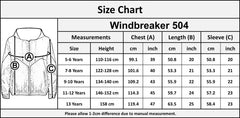 A2Z 4 Kids Girls Boys Windbreaker Waterproof Raincoat Red Jackets Contrast Panels Shower Resistant Lightweight Hooded Coat For Kids Age 5-13 Years