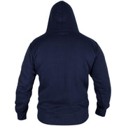 Mens Fleece Plain Zipper Hooded Long Sleeve Sweatshirt For Adults S-4XL