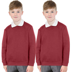 Kids Girls Boys Unisex Scouts School Uniform Jumper Pack Of 2 Cardi Sweatshirt