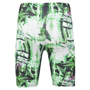 Kids Girls Shorts Tie Dye Printed Summer Fashion Stretchy Knee Length Half Pants