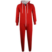 Kids Boys Girls Unisex Onesie Super Soft Fleece Hooded Zip Up Loungewear Costume