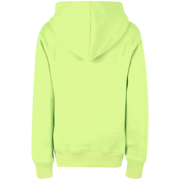 A2Z 4 Kids Girls Boys Sweat Shirt Tops Designer's Casual Plain Neon Green Pullover Sweatshirt Fleece Hooded Jumper Coats New Age 2 3 4 5 6 7 8 9 10 11 12 13 Years