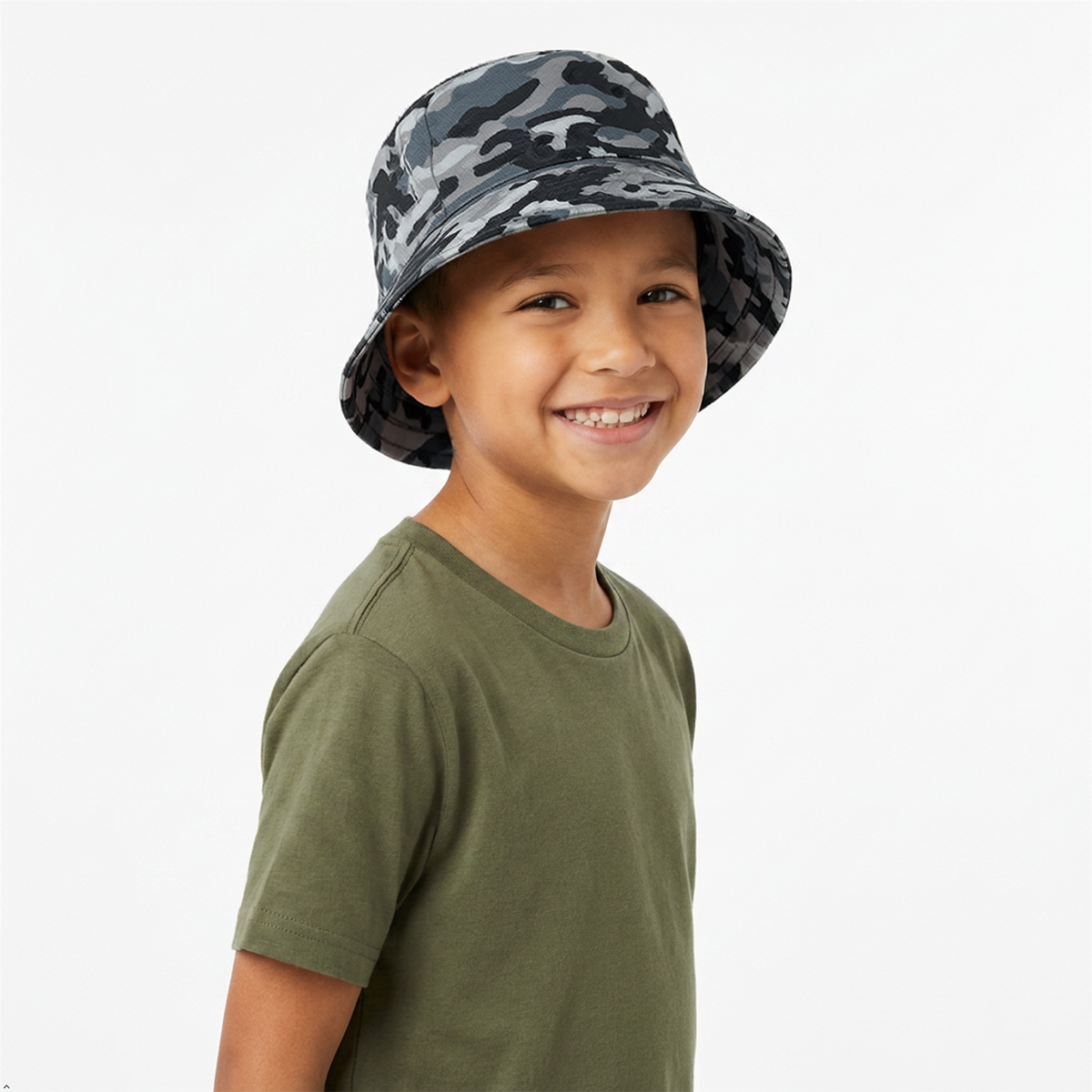 Boys True Camo Baseball Cap Kids Cotton Adjustable Summer Peak Hat Age 3-12