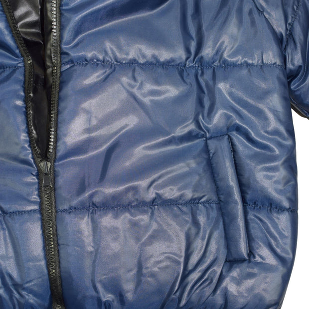 Girls Jackets Kids Reversible Cropped Hooded Padded Puffer Jacket Coat 5-13 Year