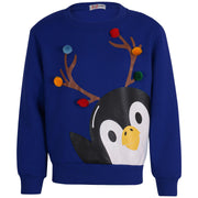 A2Z Kids Girls Boys School Christmas Jumper Sweatshirt Penguin Gifts For Children