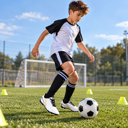 A2Z 4 Kids Boys Girls Football Boots Junior Soccer Cleats Moulded Stud Trainers