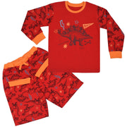 Kids Girls Boys Dinosaur Print Pyjamas Set - A2Z 4 Kids