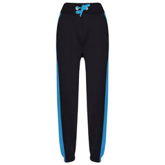 Kids Boys Girls Joggers Contrast Panel Jogging Pants  Casual Trousers 5-13 Years