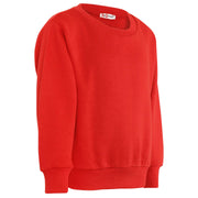 Kids Plain Tracksuit Sweatshirt Set Jumper and Bottoms PE School Girls Boys 2-13