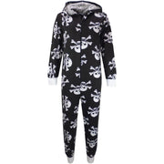 Kids Unisex Onesie Girls Boys Skull & Cross Bone Print Onesies All In One Jumpsuit PJ's New Age 5-13 Years - A2Z 4 Kids