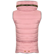 A2Z 4 Kids Girls Sleeveless Hooded Baby Pink Padded Quilted Puffer Bubble Gilet Bodywarmer Jackets For Girls Age 5-13 Years