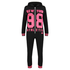 A2Z Onesie One Piece Kids Girls Boys New York 98 Print Pyjamas Costume Gifts
