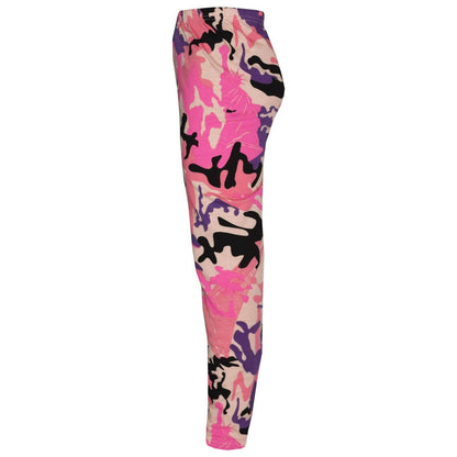 Kids Girls Legging Designer's Camouflage Print Trendy Fashion Leggings 5-13 Year