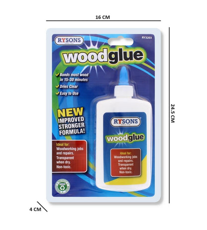 A2Z Wood Glue Strong Bond Adhesive DIY Woodworking Repair Clear Dry Multi Pack