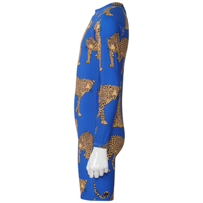 Kids Girls Leopard Swimsuit Surfing Diving Comfortable Quick Dry Swimwear Suit