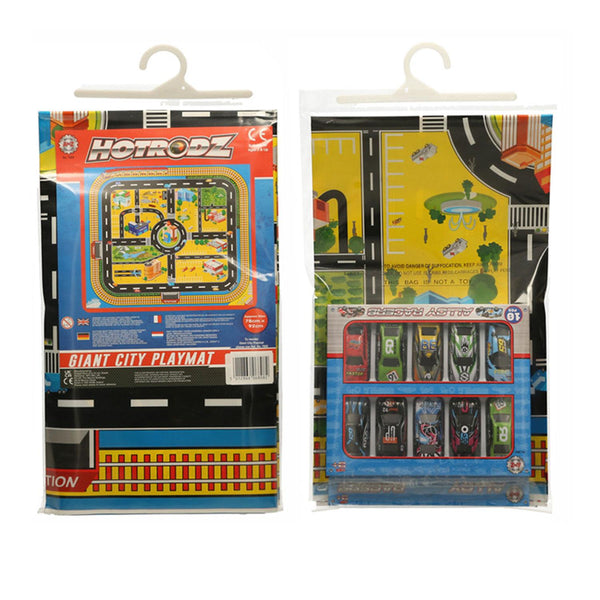 A2Z 4 Kids 10 PCS Playmat Alloy Racer Cars Collectible High-Performance Toys Car