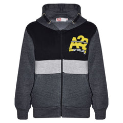 Kids Boys Girls Contrast Panel Tracksuit A2Z NY Deluxe Print Hoodie With Joggers