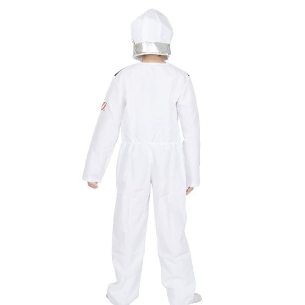 Kids Spaceman Costume Astronaut Role Play Halloween Space Suit Outfit Kit