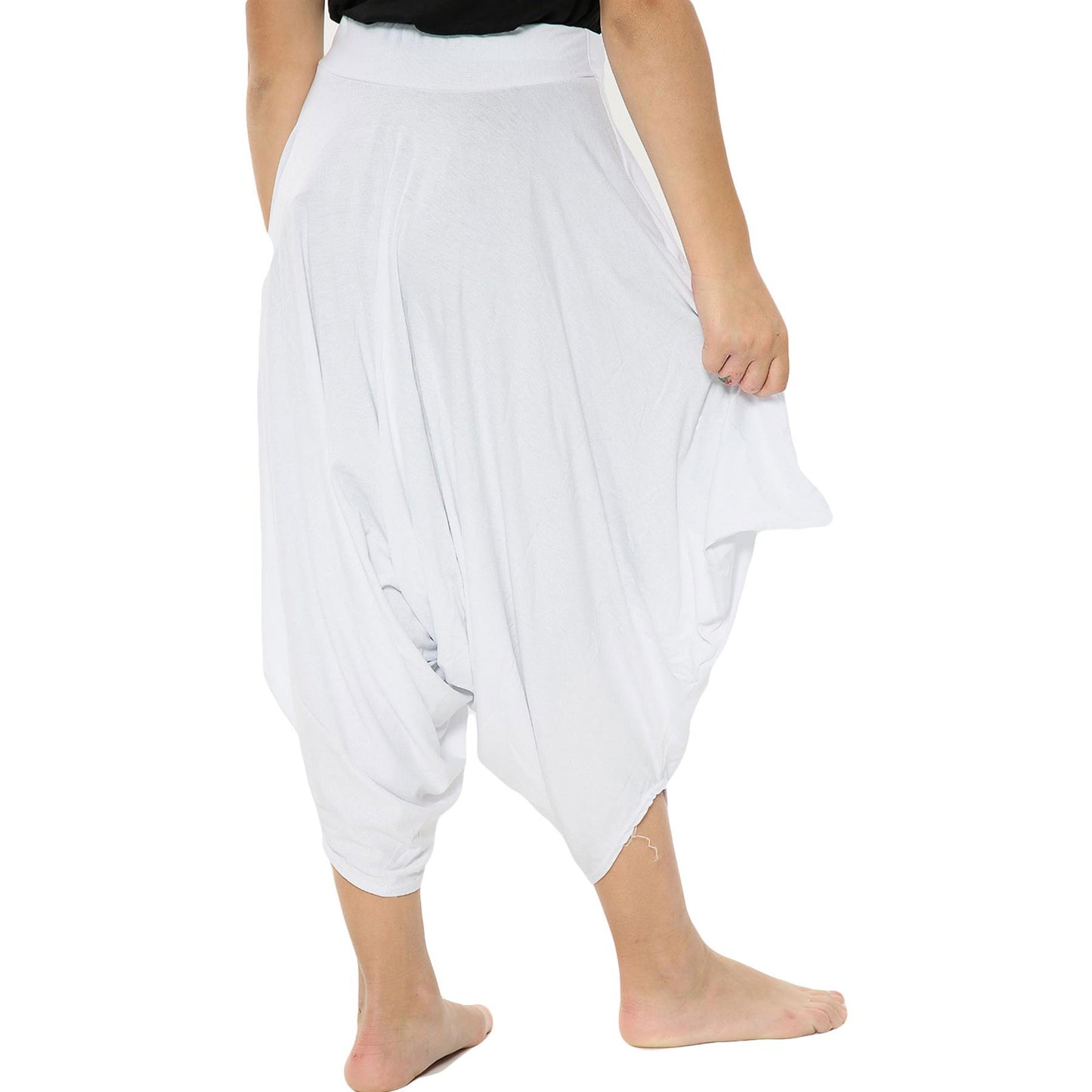 Kids Baggy Harem Trousers Ali Baba Style Tie Dye Yoga Casual Girls 5-13 Years