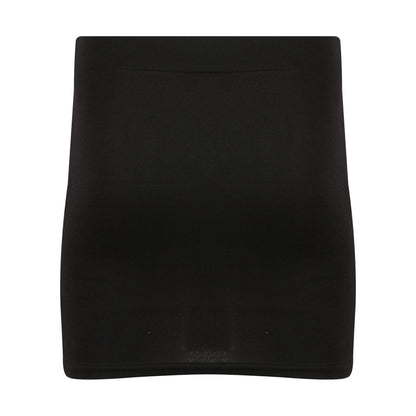 Kids Girls Black Mini School Skirt Stretch Waist Uniform Thigh Length Skirt