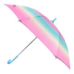 A2Z 4 Kids Stick Umbrella Rainbow Walking Umbrellas Wind Water Proof 95cm Brolly