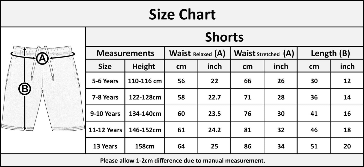 Kids Girls 100% Cotton Shorts Casual Chino Shorts Knee Length Summer Lightweight