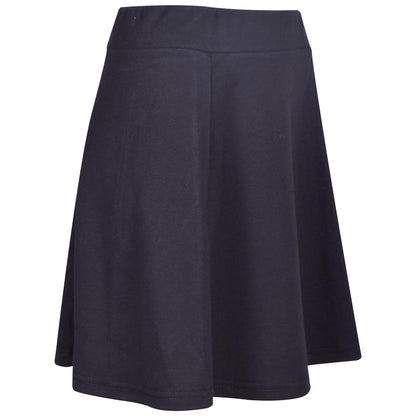 Kids Girls Plain School Uniform Skirt Elasticated Fit Summer Skater Skirts
