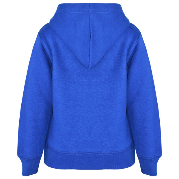 A2Z 4 Kids Girls Boys Sweat Shirt Tops Designer's Casual Plain Royal Blue Pullover Sweatshirt Fleece Hooded Jumper Coats New Age 2 3 4 5 6 7 8 9 10 11 12 13 Years