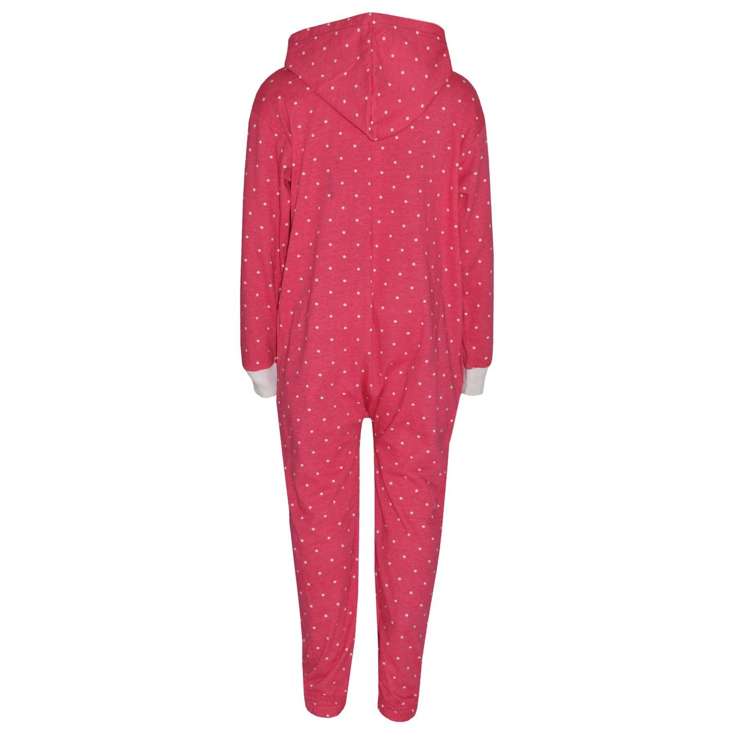 Kid Girls Polka Dot Cotton A2Z Onesie One Piece Pink Hooded Jumpsuits 2-13 Years