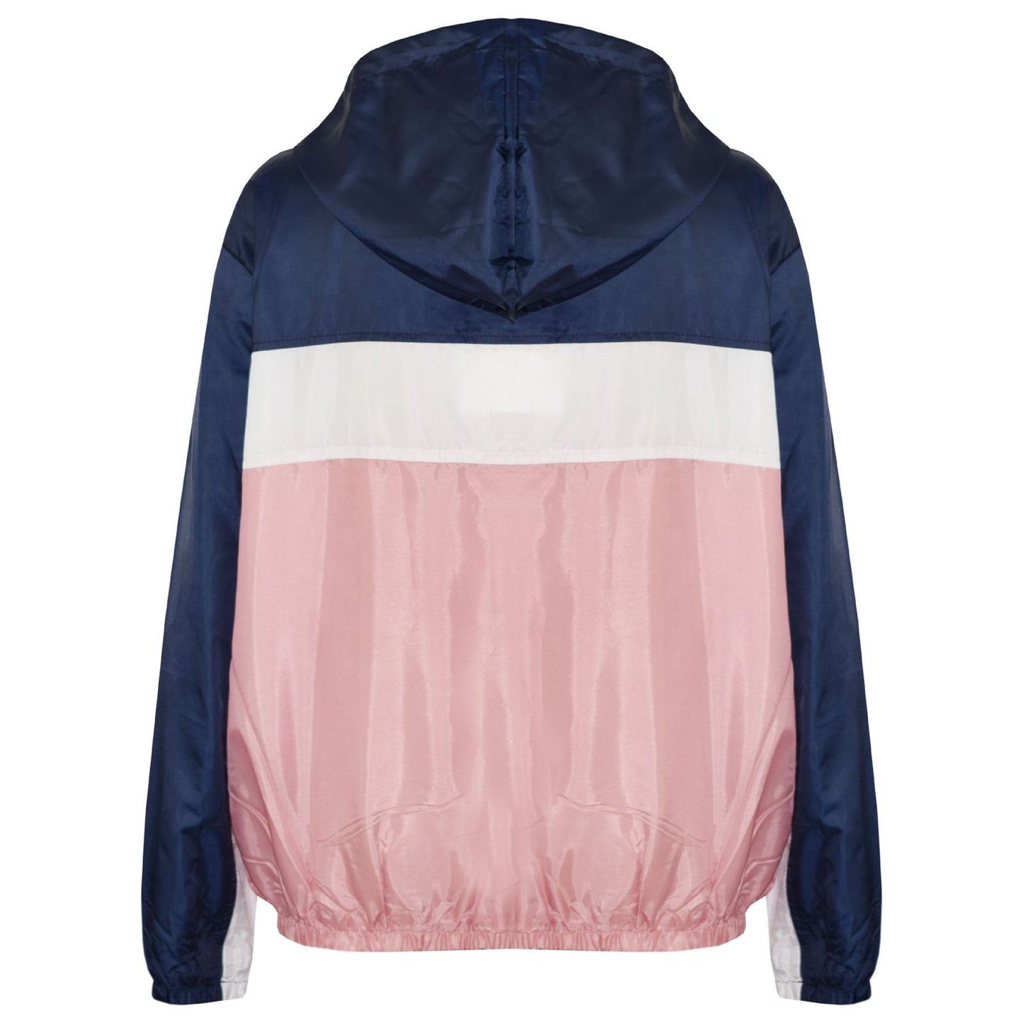Kids Boys Girls Windbreaker Contrast Block Hooded Jackets Rain Mac Raincoat 5-13