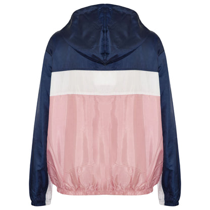 Kids Boys Girls Windbreaker Contrast Block Hooded Jackets Rain Mac Raincoat 5-13