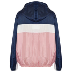 Kids Boys Girls Windbreaker Contrast Block Hooded Jackets Rain Mac Raincoat 5-13