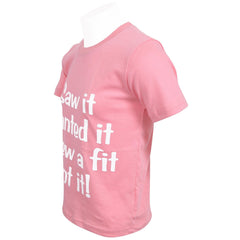 Kids Girls T Shirts Saw It Printed Summer Fashion Tank Top & Tees Age 2-13 Years