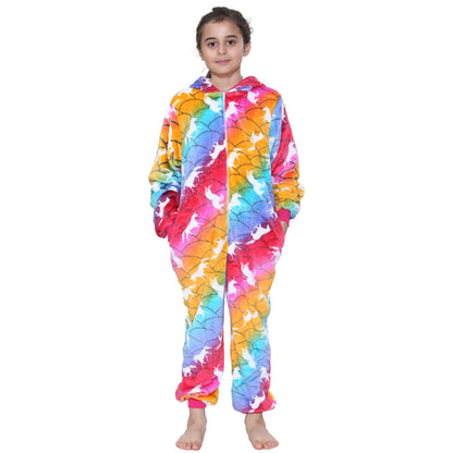 Kids A2Z Onesie One Piece Unicorn Pyjamas Costume For Girls Age 2-13