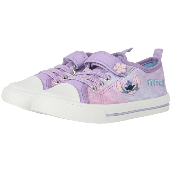 Girls Disney Stitch PU Trainers Official Licensed Character Design by A2Z 4 Kids