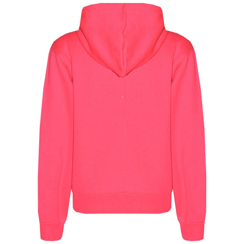 A2Z 4 Kids Plain Tracksuit Neon Pink And Black Contrast Fleece Hoodie with Joggers Jogging Sweatpants Pants Sports Activewear Outfit Set Childrens Girls New Age 5-13 Years