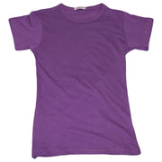 Kids Girls T Shirts Cotton Plain School T-Shirt Top New Age 2-13 Yr - A2Z 4 Kids