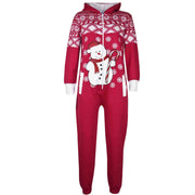 A2Z 4 Kids Girls Boys Novelty Christmas Snowman Print Fleece Onesie All In One Jumpsuit Attire Age 5-13 Years