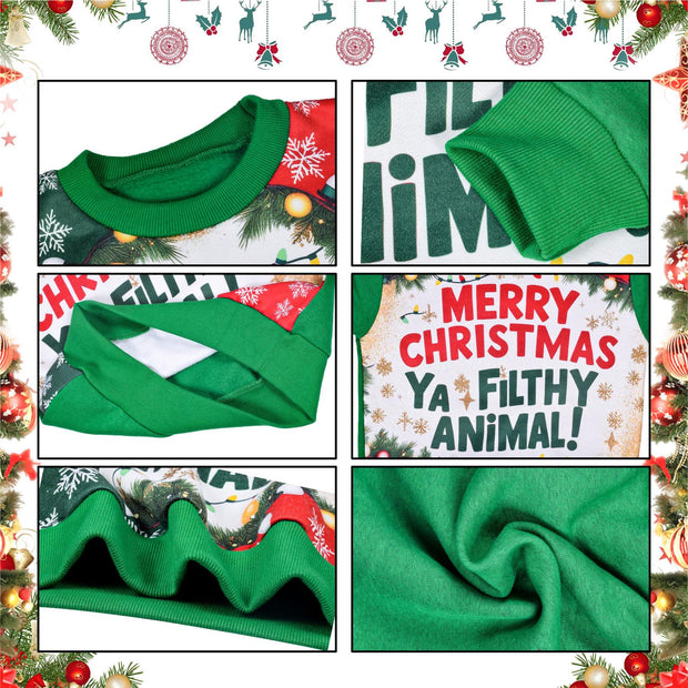 A2Z Mens Women Merry Christmas Ya Filthy Animal Jumper Hoodies Xmas Sweatshirts