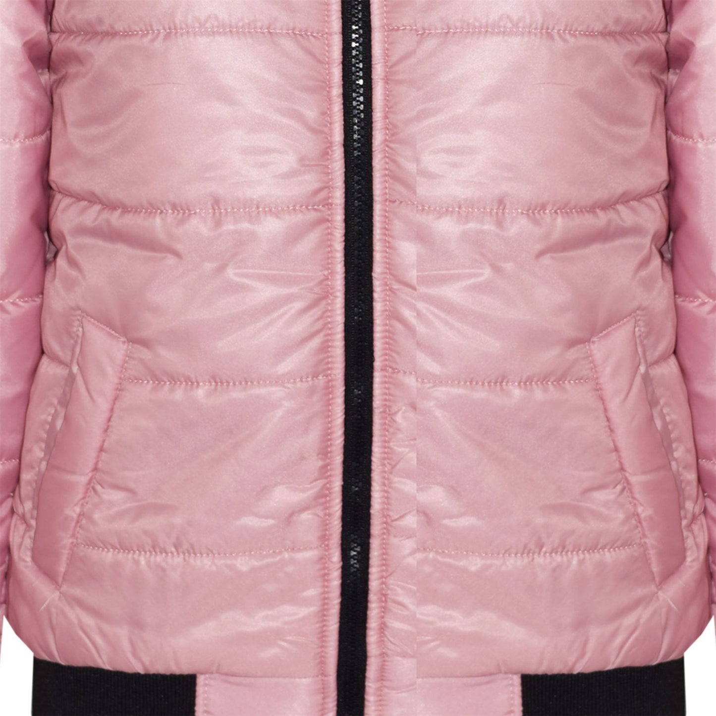 Boys Girls Jackets Kids Maya Faux Fur Hooded Padded Puffer Bubble Coats 5-13 Yrs