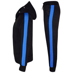 Kids Girls Boys Jogging Suit Fleece Hooded Hoodie Bottom Tracksuit Jogger 5-13Yr