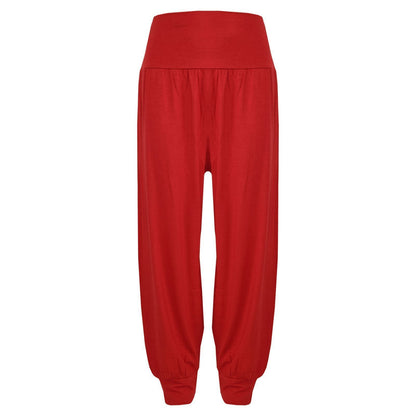 Kids Girls Ali Baba Style Plain Color Fashion Trendy Trouser 2-13 Years