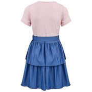 Kids Girls Summer Dress Casual Ruffle Party Dress Age 2-14
