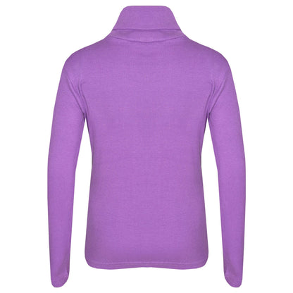 Kids Girls Polo Neck T Shirt Thick Cotton Turtleneck Jumper Long Sleeve Top 2-13