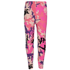 Girls Top Kids Designer's #Selfie 86 Camouflage T Shirt & Legging Set 7-13 Years